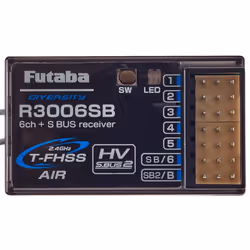 Futaba R3006SB, Récepteur de télécommande