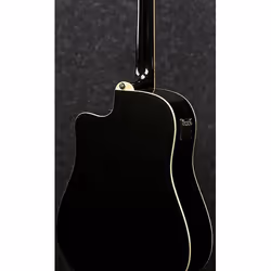 Ibanez PF15ECE-BK guitare Guitare électroacoustique Dreadnought 6 cordes Noir