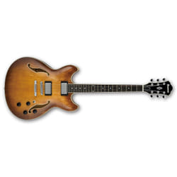 Ibanez AS73-TBC guitare Guitare électroacoustique Semi-creux 6 cordes Marron, Bois