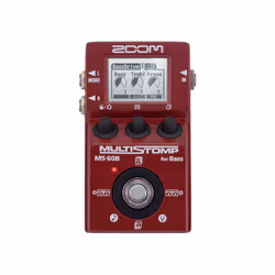 Zoom MS-60B, Pédale, Rouge, 77,5 mm, 130,3 mm, 58,5 mm, 350 g