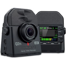 Zoom Q2n-4K Ecran LCD couleur - Capteur CMOS 1/2,3?? 16 megapixel, ouverture F2.8, 150? - Microphone X/Y stereo 120?,