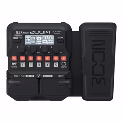 Zoom G1X FOUR, Gitarren Effekt, Pédale d'expression, Noir, Guitare, Secteur, Batterie, 500 mA, 216 mm