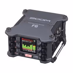 Zoom F6 enregistreur audio numérique 32 bit Noir - Vue supplémentaire 7