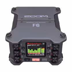 Zoom F6 enregistreur audio numérique 32 bit Noir - Vue supplémentaire 9