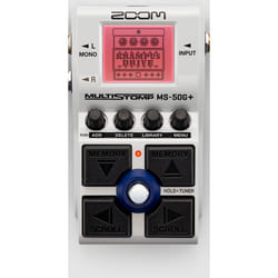 Zoom MS-50G+ pédale d'effets Pédale d'expression Noir, Blanc