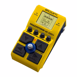 Zoom MS-200D+, Pédale d'expression, Jaune, Guitare, 122 dB, 44,1 kHz, 32 bit