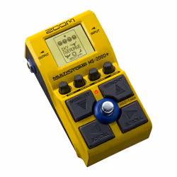 Zoom MS-200D+ pédale d'effets Pédale d'expression Jaune