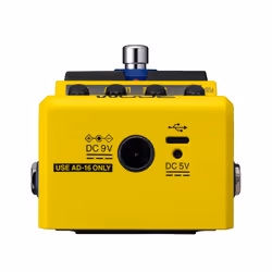 Zoom MS-200D+ pédale d'effets Pédale d'expression Jaune