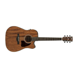 Ibanez AW54CE guitare Guitare acoustique Dreadnought 6 cordes Noir, Bois