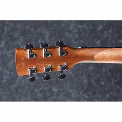 Ibanez AW54CE guitare Guitare acoustique Dreadnought 6 cordes Noir, Bois