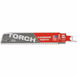 Säbelsägeblatt Heavy-Duty-Torch Produkteigenschaften: •HM-bestücktes HCS-Sägeblatt •Passend für: alle Säbel-. Recipro-. und T ...