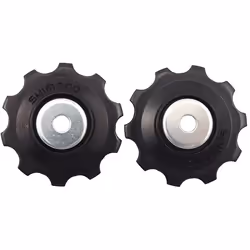 Kit 2 galets dérailleur arrière 10 dents SHIMANO - Noir - Mixte