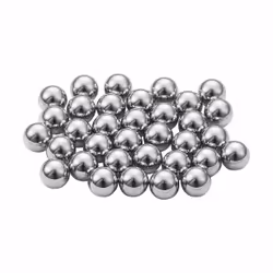 Lot de 34 pièces de billes en acier Shimano - silver - 5/32 - Adulte - Gris - Homme - Vélo loisir