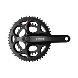 Pédalier VTT Shimano Tourney FC-A070 - Noir - Plateaux 50/34 dents - Manivelle 170 mm
