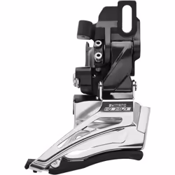 Dérailleur avant Shimano Deore MTB FD-M6025 - 2x10s Down Swing Direct Mount tirage haut noir/argent