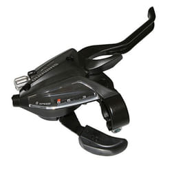 Manette vélo frein et dérailleur droite 2 doigts Shimano ST-EF500 V-Brake