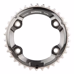 Plateau VTT double extérieur origine Shimano 4BRA XT M8000 11V.