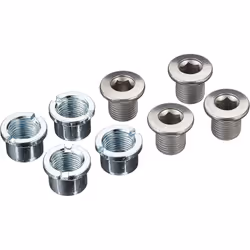 Boulons de fixation de double plateaux (M8 x 8,5) et écrous (4 jeux) Shimano FC-M391 (x4)