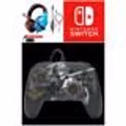 Manette et casque - Nintendo - Battle-Ready Link - Filaire - Casque stéréo 2.0 - USB détachable