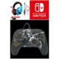 Manette et casque - Nintendo - Battle-Ready Link - Filaire - Casque stéréo 2.0 - USB détachable