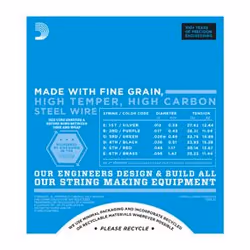 D'Addario EJ22 corde d'instrument de musique Electrique 6 pièce(s) Acier Guitare