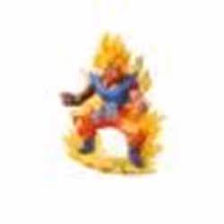 Figurine - MEGAHOUSE - Dragon Ball Super - Super Saiyan Son Goku 10 cm - Jaune - Contemporain