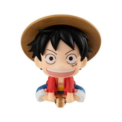 Statuette - MEGAHOUSE - One Piece - Look Up Monkey D. Luffy - Noir - 11 cm