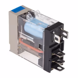 Relais électromécanique Omron, fiabilité, compacité et visibilité pour l'automatisation et le contrôle, avec les caractéristi ...