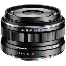 Olympus M.ZUIKO DIGITAL 17mm 1:1.8 MILC Noir