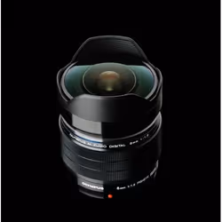 Olympus M.ZUIKO Digital ED 8mm 1:1.8 Fisheye Pro MILC/SLR Objectif large "fish eye" Noir