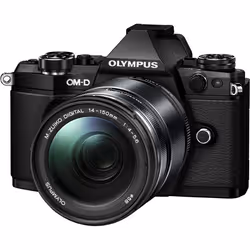 Olympus OM-D E-M5 Mark II + M.ZUIKO ED 14-150mm, 16,1 MP, Live MOS, Écran tactile, 417 g, Noir