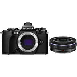 Olympus OM-D E-M5 Mark II + M.ZUIKO DIGITAL ED 14‑42mm 1:3.5‑5.6 EZ 4/3" MILC 16,1 MP Live MOS 4608 x 3456 pixels Noir