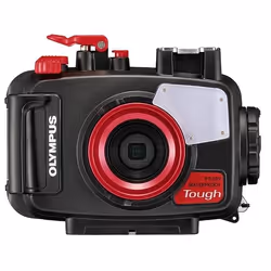 Olympus PT-059, Étui de caméra, Noir, Rouge, Argent