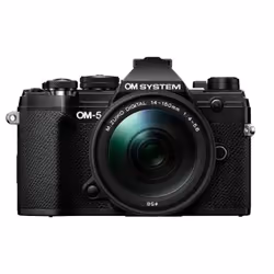 Olympus OM-5, 20,4 MP, 5184 x 3888 pixels, Live MOS, 4K Ultra HD, Écran tactile, Noir