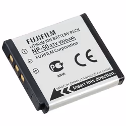 Fujifilm NP-50, 1000 mAh, 3,7 V, Lithium-Ion (Li-Ion)