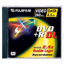 Fujifilm DVD+R Double Layer, DVD+R DL, 120 mm, 10 pièce(s), 8,5 Go