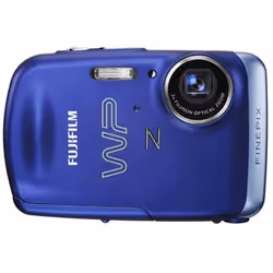 Fujifilm FinePix Z33WP, 10 MP, 3648 x 2736 pixels, 1/2.3", CCD (dispositif à transfert de charge), 3x, Bleu