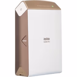 Fujifilm Instax Share SP-2, Jet d'encre, 320 x 320 DPI, 2.1" x 3.4" (5.3 x 8.6 cm), Wifi, Or, Blanc