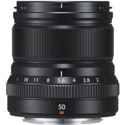 Fujifilm XF 50mm F2.0 R WR MILC/SLR Téléobjectif Noir