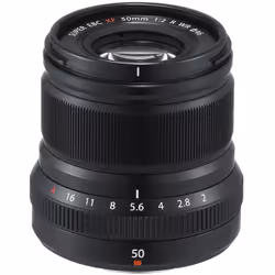 Fujifilm XF 50mm F2.0 R WR MILC/SLR Téléobjectif Noir
