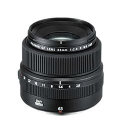 Fujifilm GF63mm F2.8 R WR MILC/SLR Objectif standard Noir