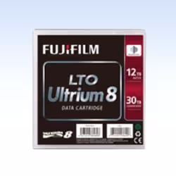 Fujifilm Cartridge Fuji LTO8 Ultrium 12TB/30TB, Bande de données vierge, LTO, 12 To, 36 To, 360 Mo/s, 750 Mo/s