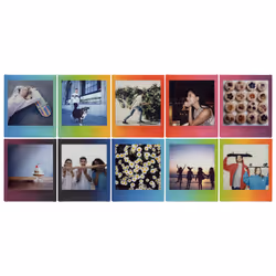 Fujifilm Instax Square SQ10/SQ6/SQ1 Rainbow pellicule polaroid 10 pièce(s) 86 x 72 mm