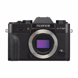 Fujifilm X -T30 II, 26,1 MP, 9600 x 2160 pixels, X-Trans CMOS 4, 4K Ultra HD, Écran tactile, Noir