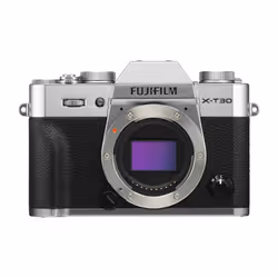 Fujifilm X -T30 II, 26,1 MP, 9600 x 2160 pixels, X-Trans CMOS 4, 4K Ultra HD, Écran tactile, Argent, Noir