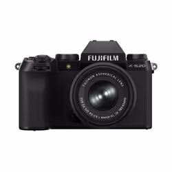 Fujifilm X -S20 + XC15-45mm, 26,1 MP, 6240 x 4160 pixels, X-Trans CMOS 4, 6.2K, Écran tactile, Noir