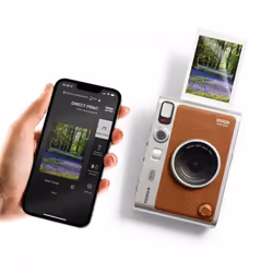 Fujifilm Instax Mini Evo Appareil Photo Instantané Marron Argent Bluetooth - Vue supplémentaire 5
