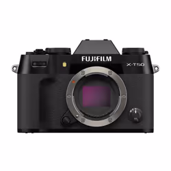 Fujifilm X -T50, 40,2 MP, 7728 x 5152 pixels, X-Trans CMOS 5 HR, 6.2K, Écran tactile, Noir