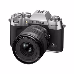 Fujifilm X -T50 + XF 16-50mm, 40,2 MP, 7728 x 5152 pixels, X-Trans CMOS 5 HR, 6.2K, Écran tactile, Argent