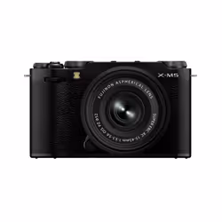 Fujifilm X-M5 Black Kit XC 15-45mm, 26,1 MP, 6240 x 4160 pixels, X-Trans CMOS 4, 6.2K, Écran tactile, Noir